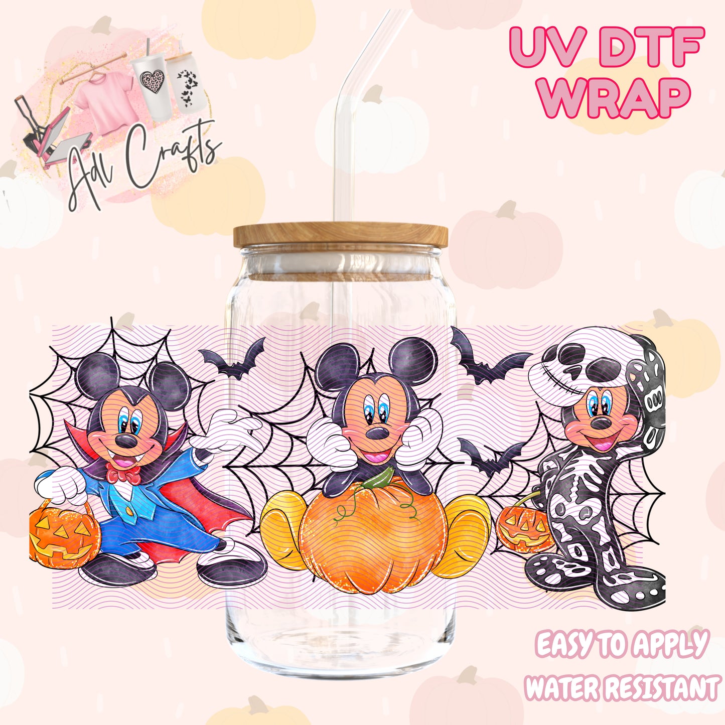 Spooky mouse Halloween Cup wrap
