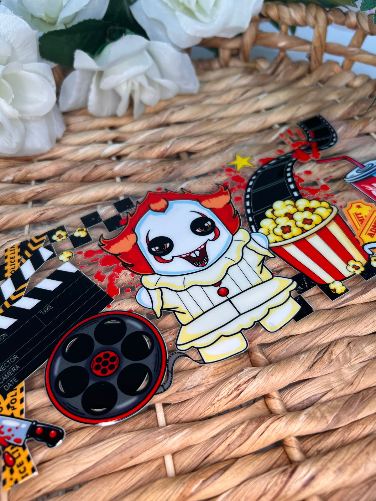 Clown Halloween Cup wrap