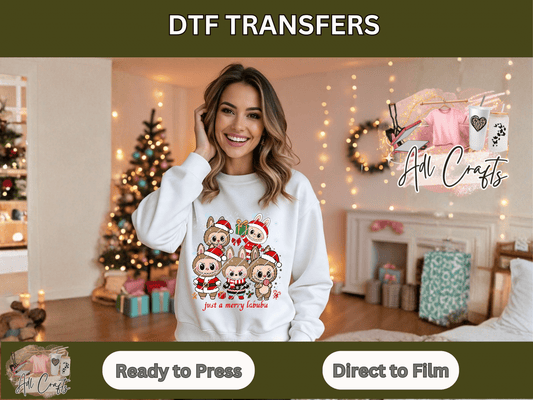 Bubu Christmas DTF Transfer