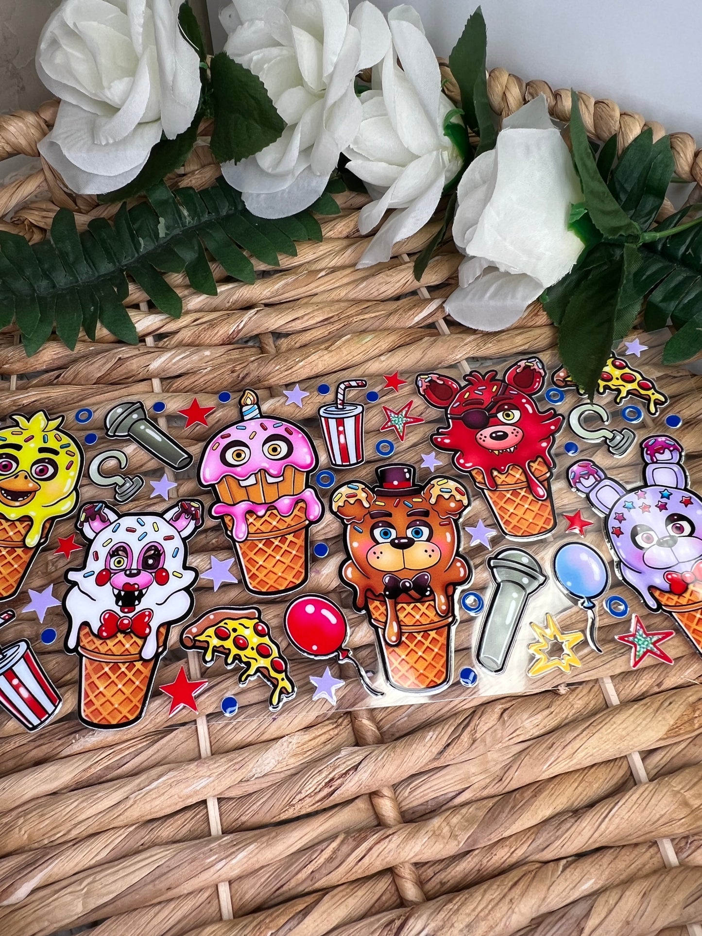 Kids cartoon Popsticle Summer UVDTF WRAPS