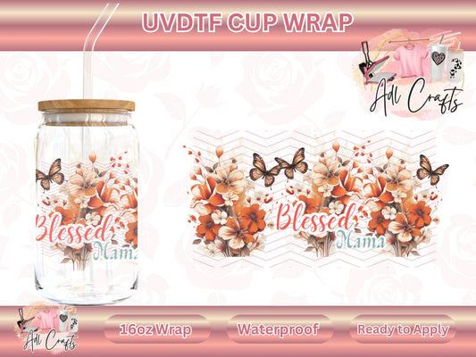 Blessed mama Mother's Day UVDTF WRAPS