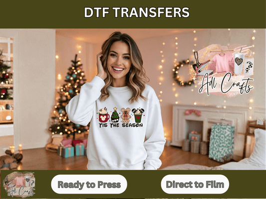 Tis the Season Magic Christmas DTF Transfer
