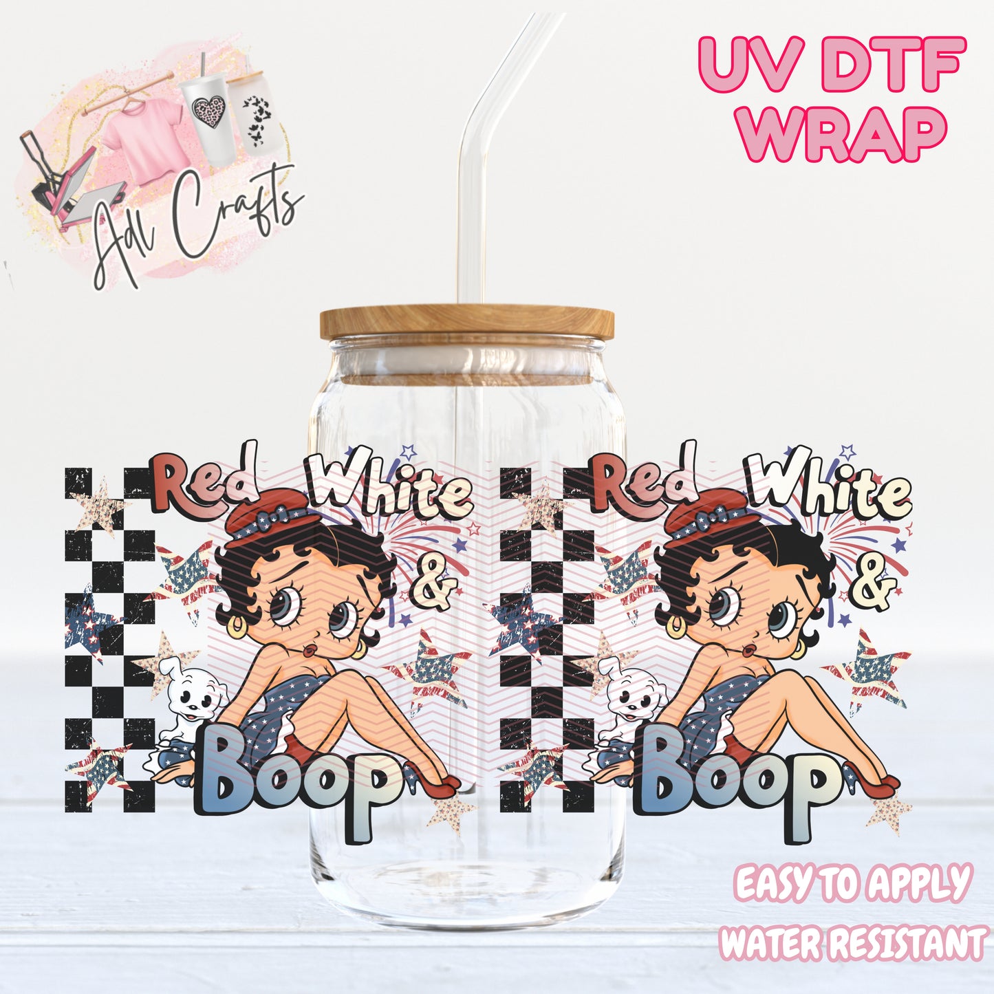 Betty 4th of July UVDTF WRAPS