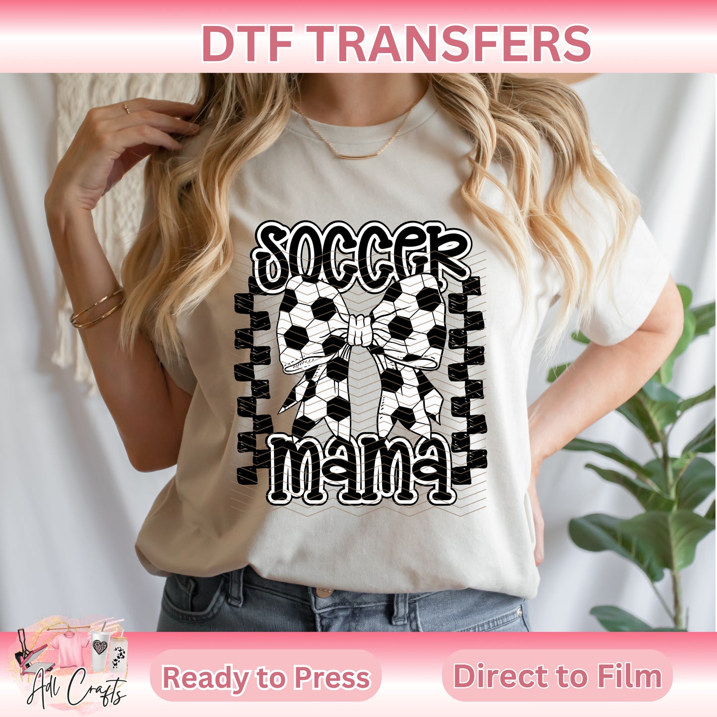 Soccer Mama coquette SPORTS DTF TRANSFERS