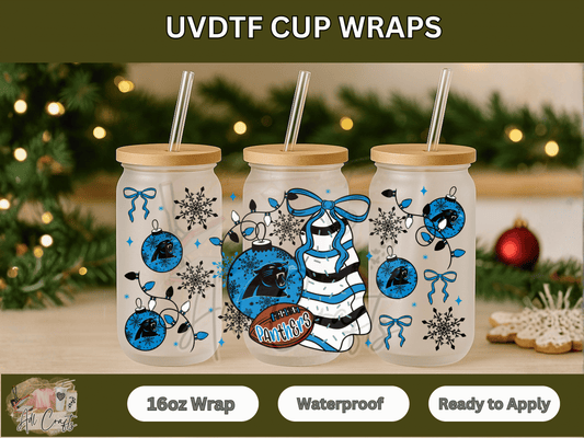 UVDTF WRAPS Christmas NFL Panthers