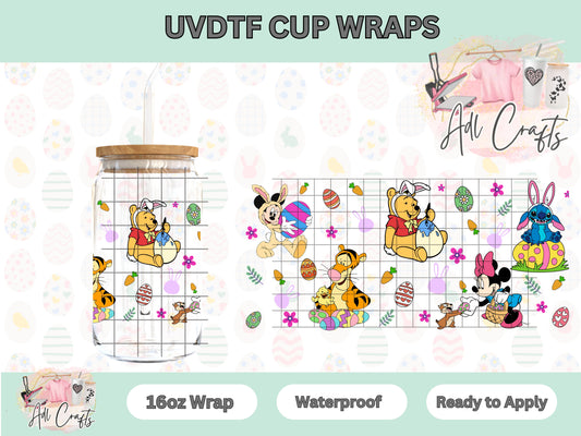 Mixed Characters Easter UVDTF Cup Wrap