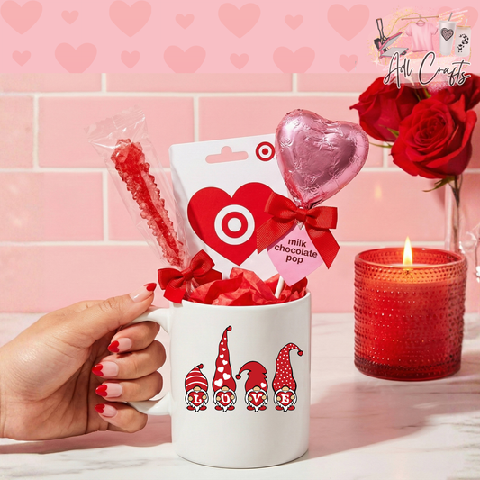 Love Valentines Uv Dtf Decal