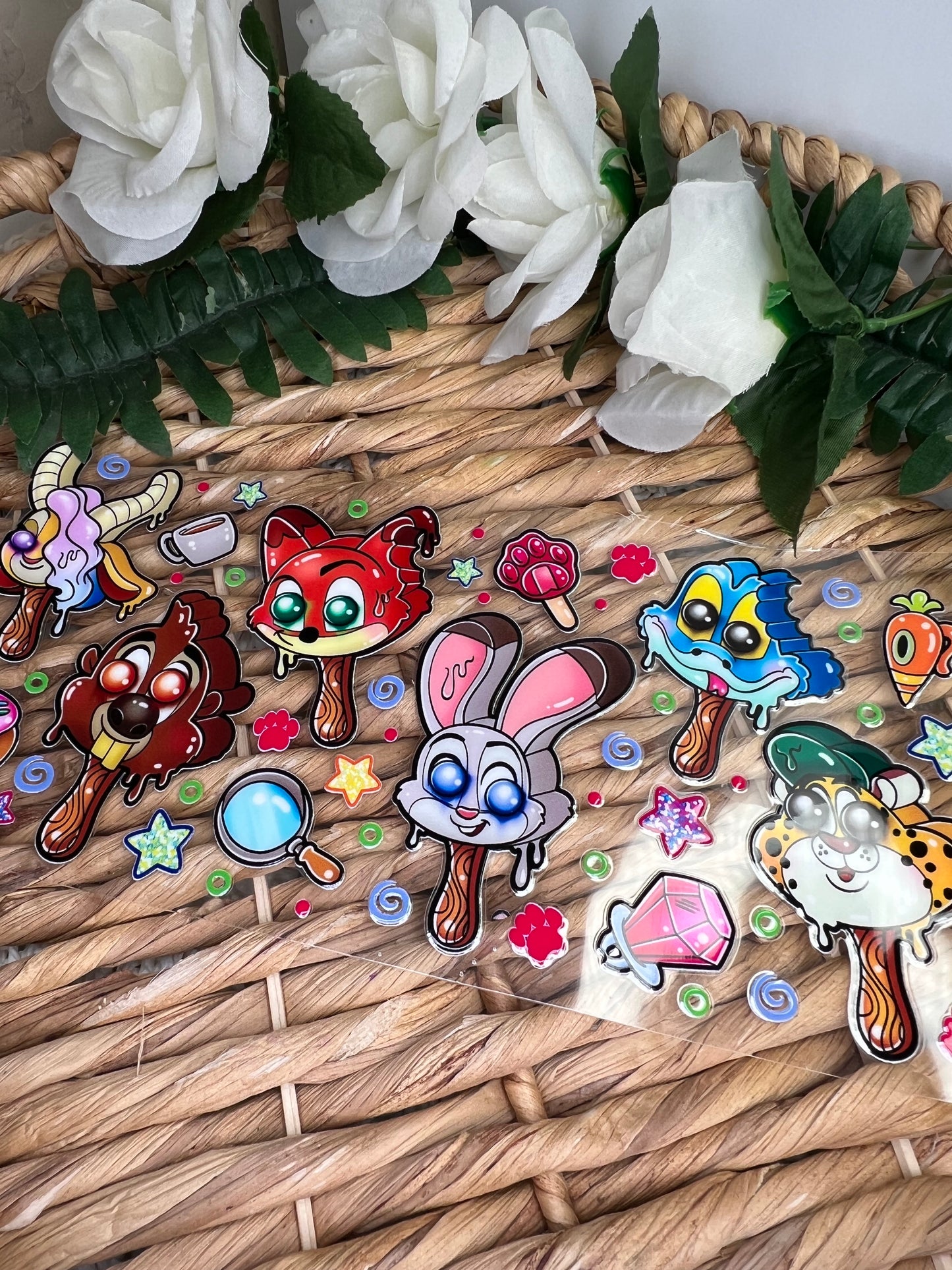 Zootopia Popsticle Summer UVDTF WRAPS