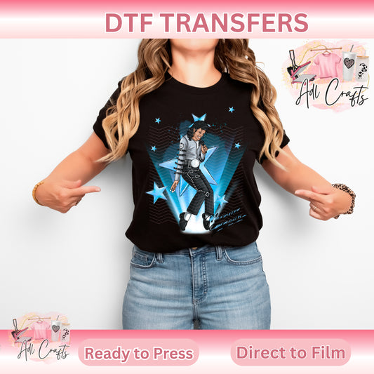 Jackson Blue DTF Transfer