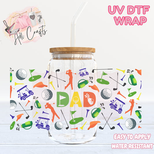 Dad Golf UVDTF WRAPS