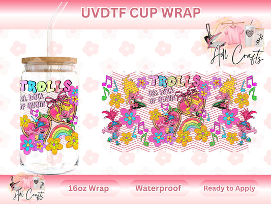 Troll colorful   UVDTF WRAPS Kids