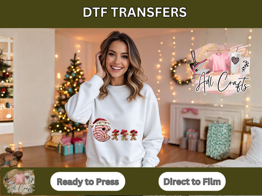 Crochet Mexican Conchita Pac Christmas DTF Transfer