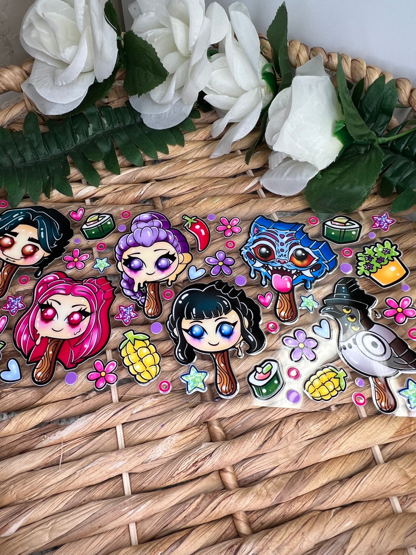 Kpop Popsticle Summer UVDTF WRAPS