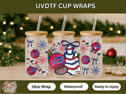 UVDTF WRAPS Christmas NFL Bills
