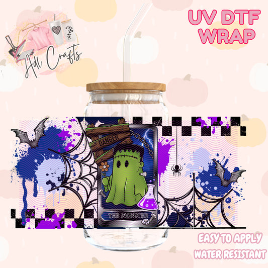 Cute baby zombie ghost Halloween Cup wrap