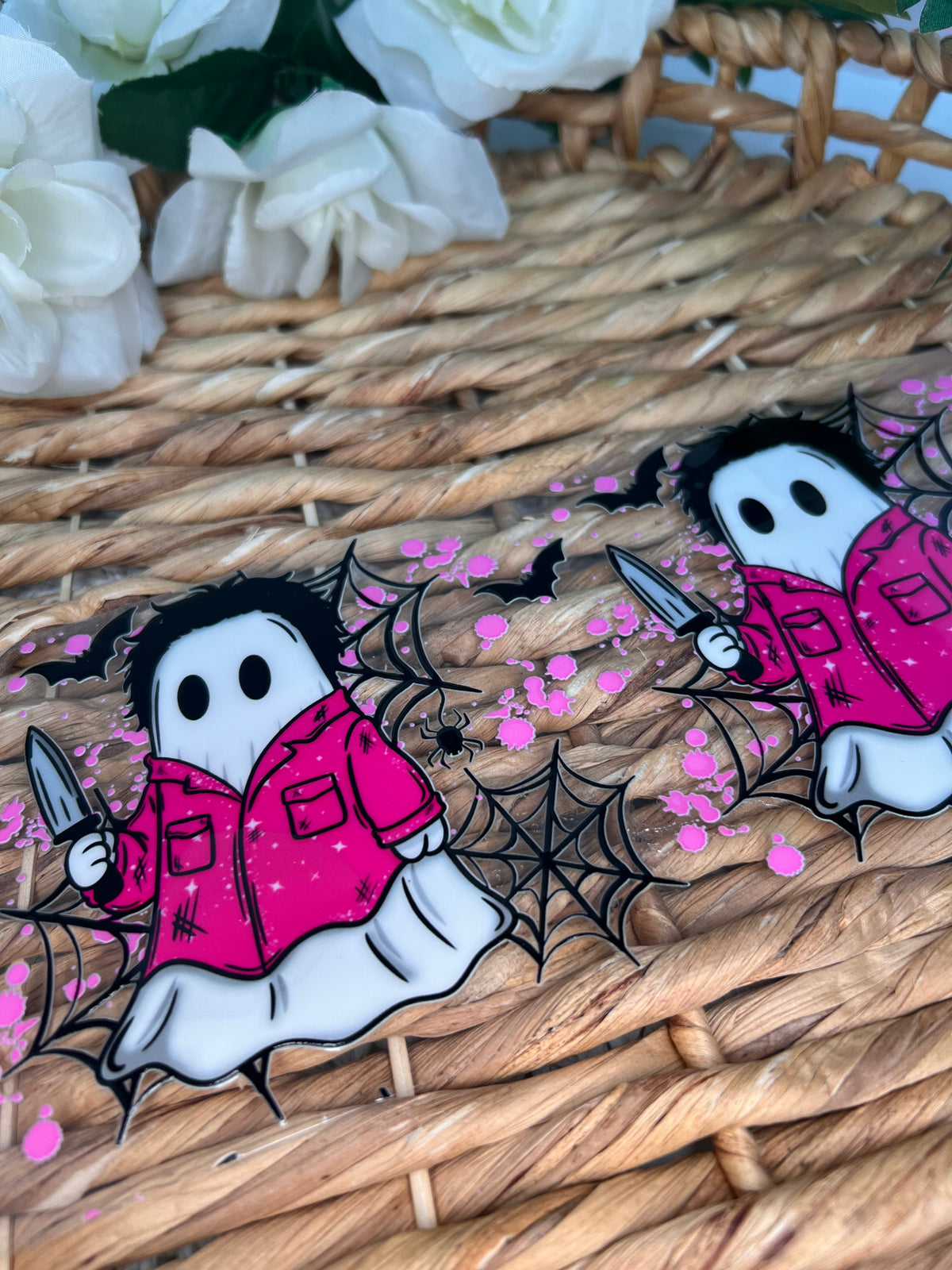 Michael killer ghost Halloween Cup wrap