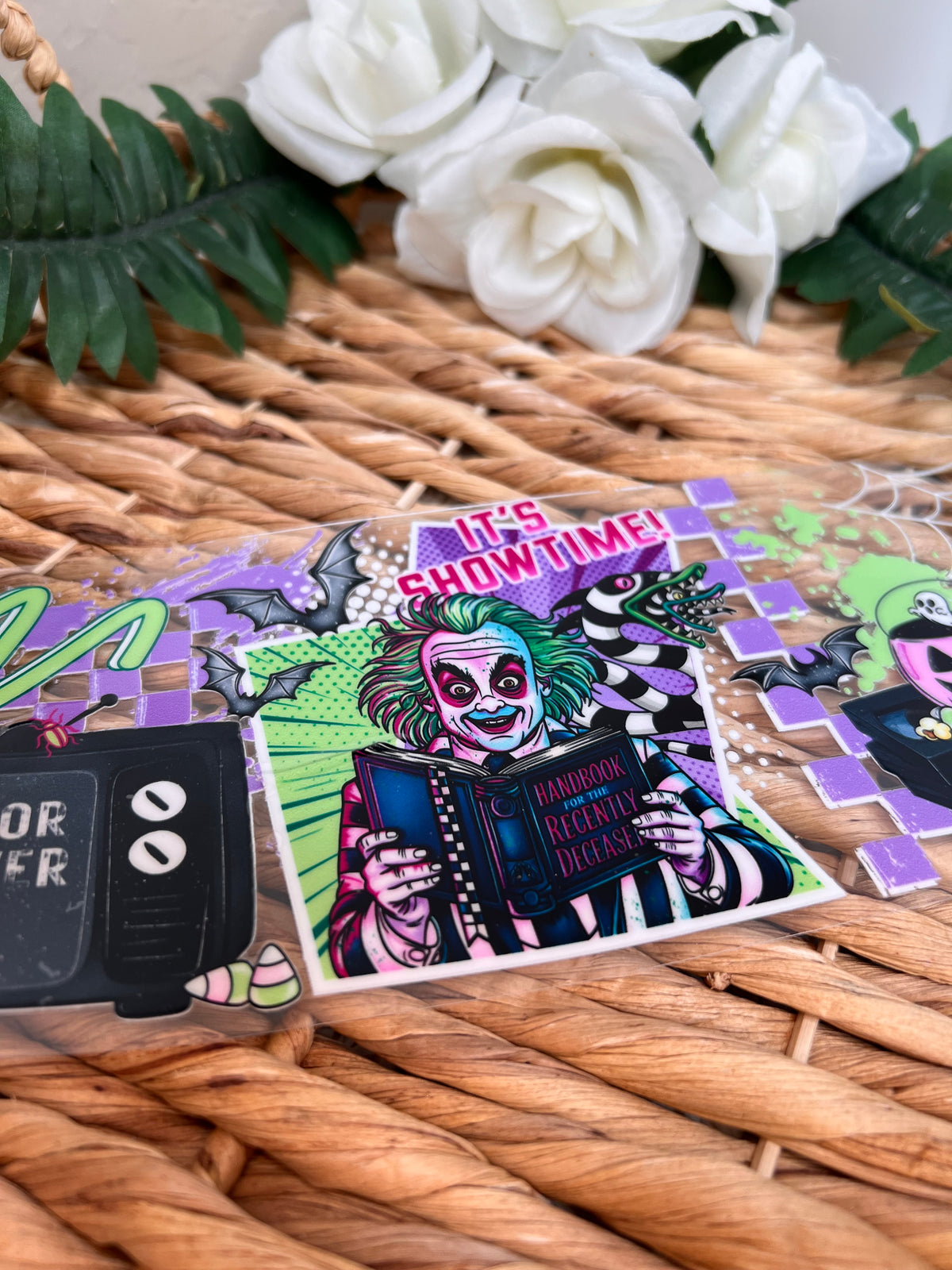 Its show time Halloween Cup wrap