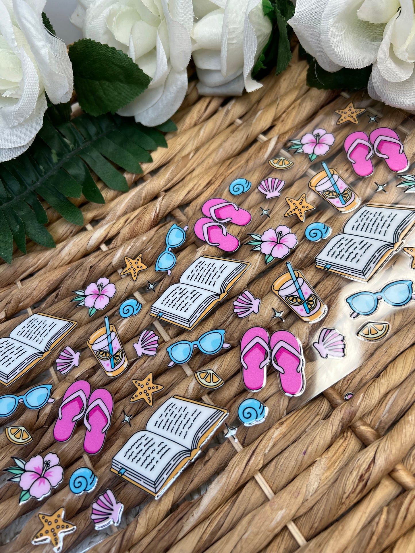 Books and Beach Summer/Spring UVDTF WRAPS