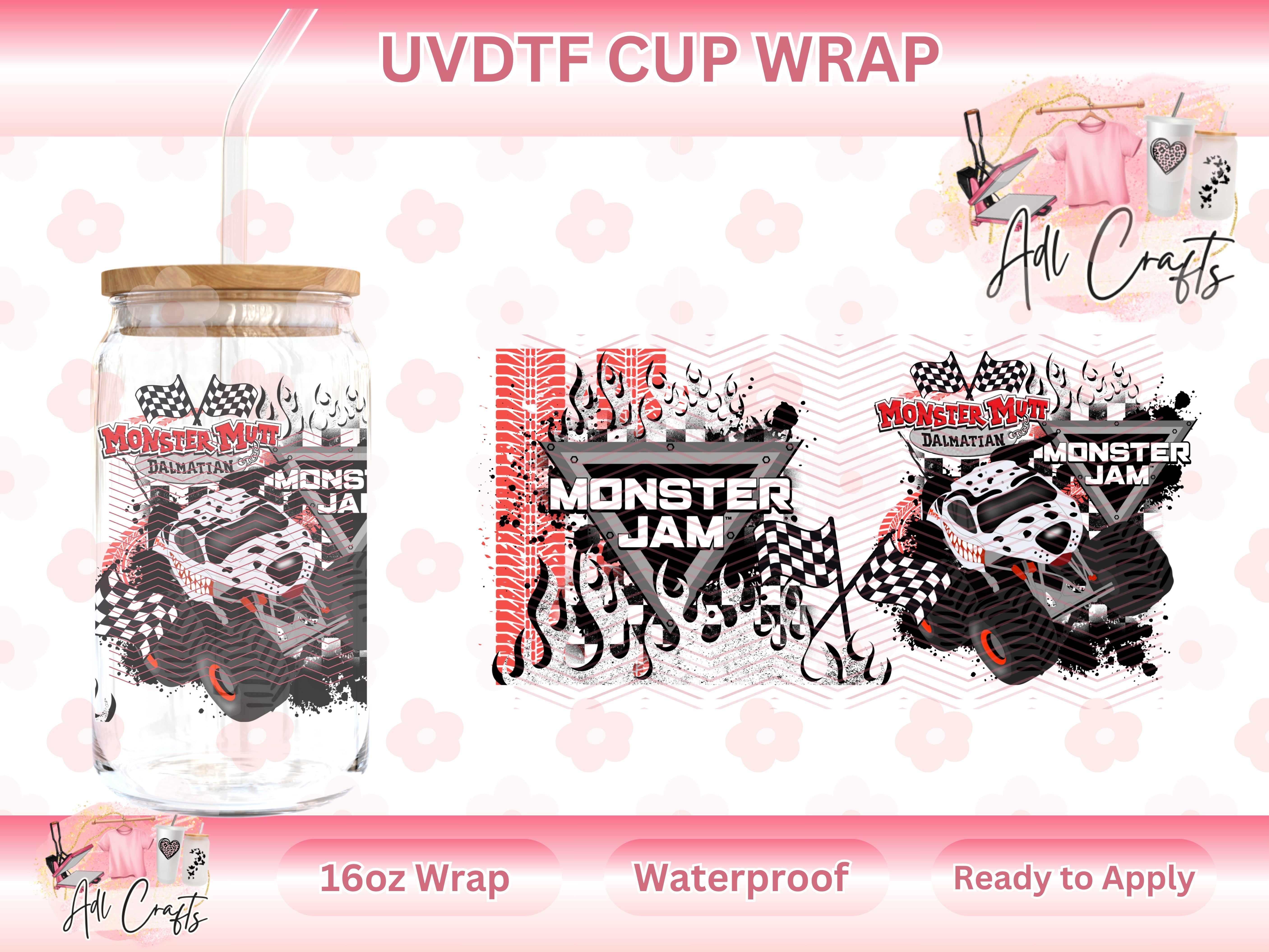 Truck White UVDTF WRAPS – AdlCrafts