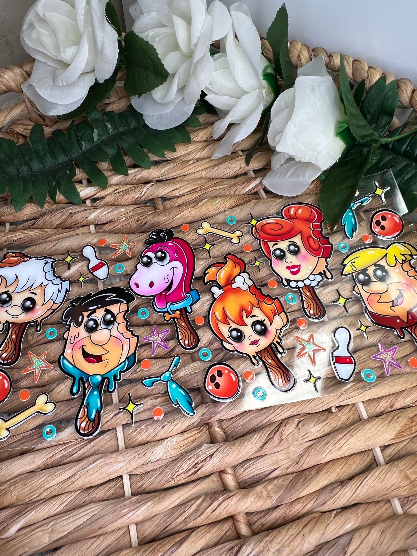 Flin stones Popsticle Summer UVDTF WRAPS