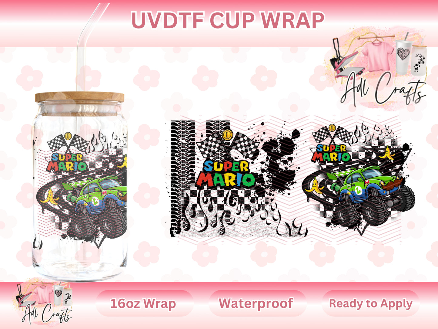 Monster Luigi UVDTF WRAPS