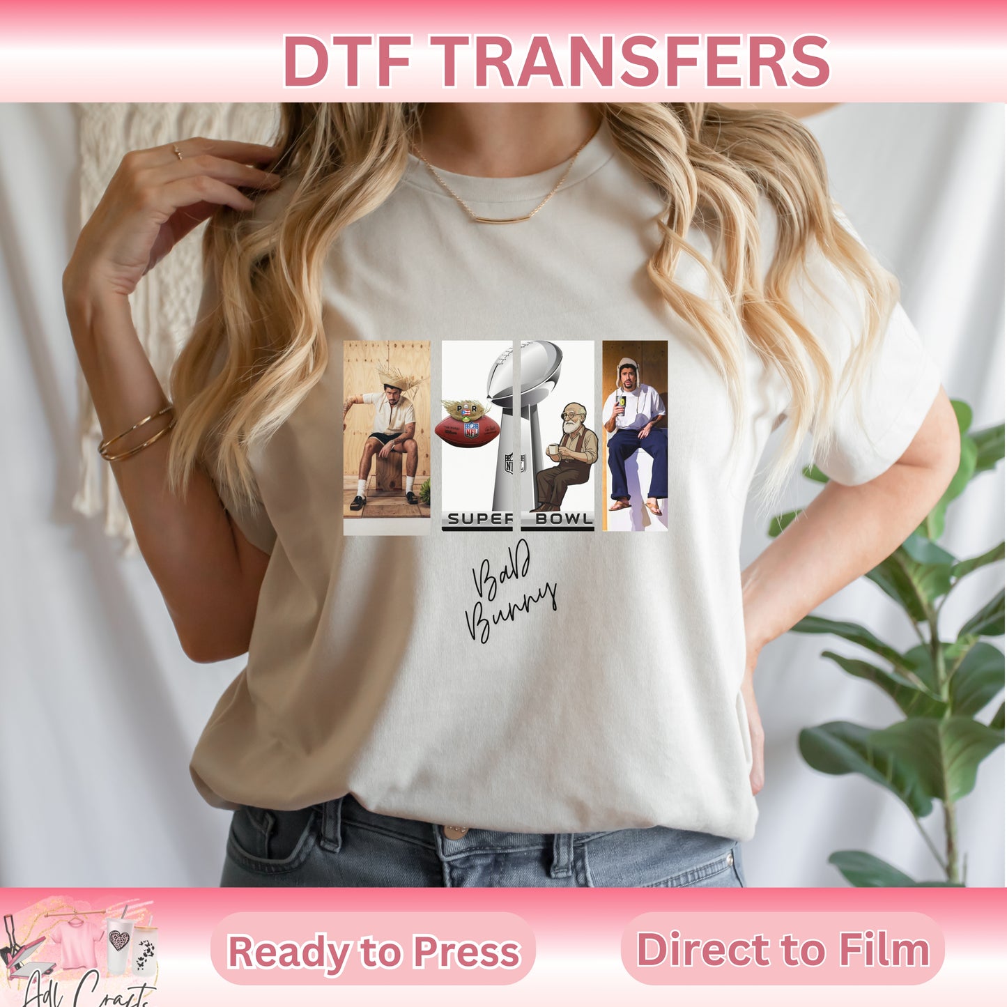 DTF Transfers Bad Bunny