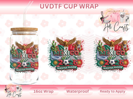 Mexico Mundial World Cup UVDTF WRAPS