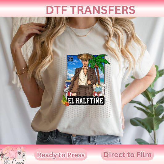 DTF Transfers Halftime Bunny