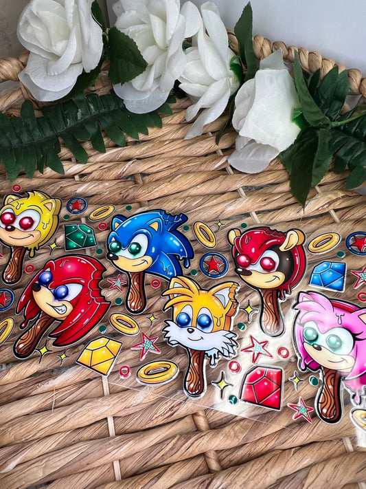Hedgehog friends Popsticle Summer UVDTF WRAPS