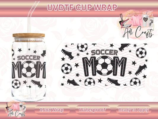 Soccer MOM Mother's Day UVDTF WRAPS
