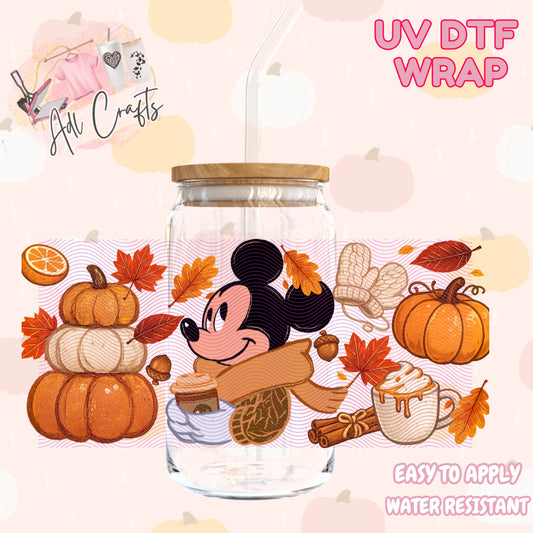 mouse Fall/Thanksgiving Cup wrap