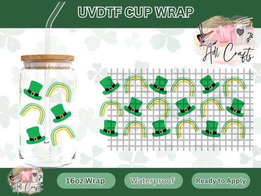 Hats Rainbows St. Patrick’s UVDTF WRAPS