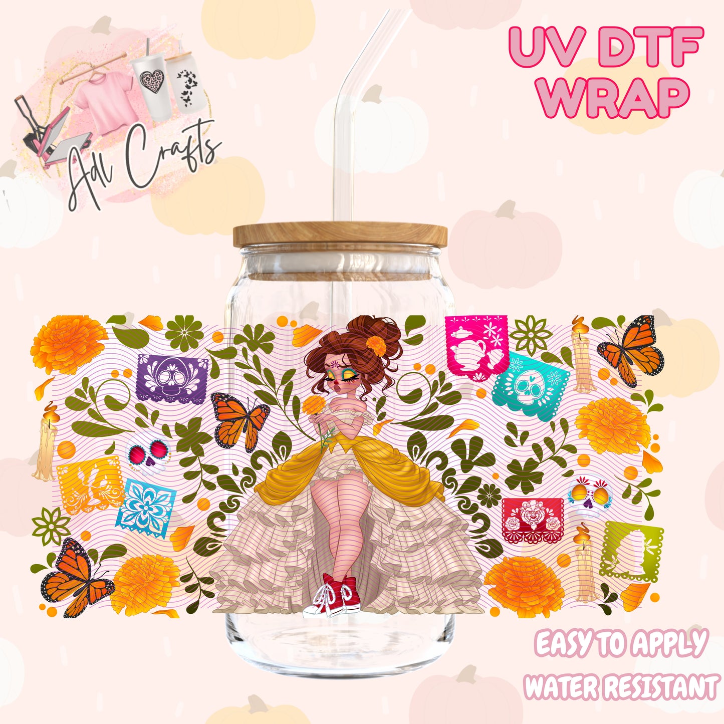Princess bell Katerina Halloween Cup wrap