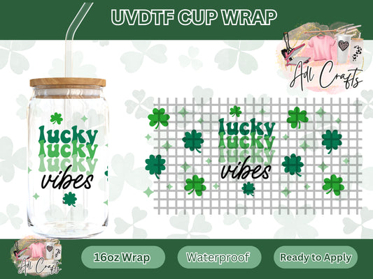 Lucky Vibes St. Patrick’s UVDTF WRAPS