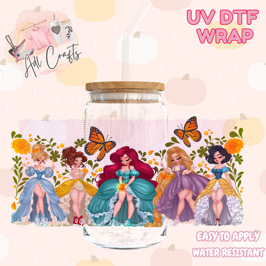 Fiesta princess Halloween Cup wrap