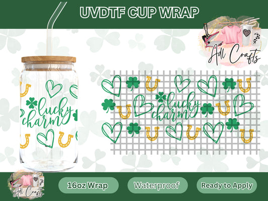 Lucky Charm rainbow  St. Patrick’s UVDTF WRAPS