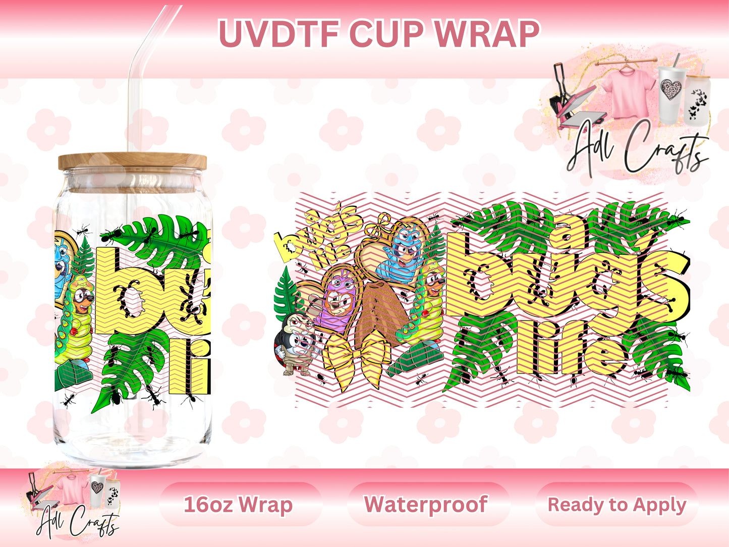 Bugs life dogs UVDTF WRAPS Kids
