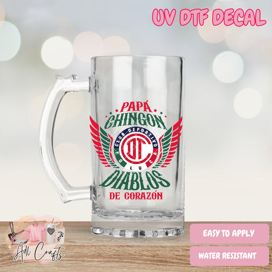 Papchingon Diablos Father's Day Uv Dtf Decal