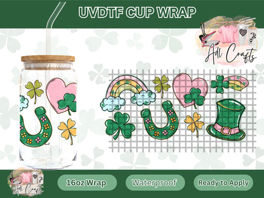 Lucky charms objects St. Patrick’s UVDTF WRAPS