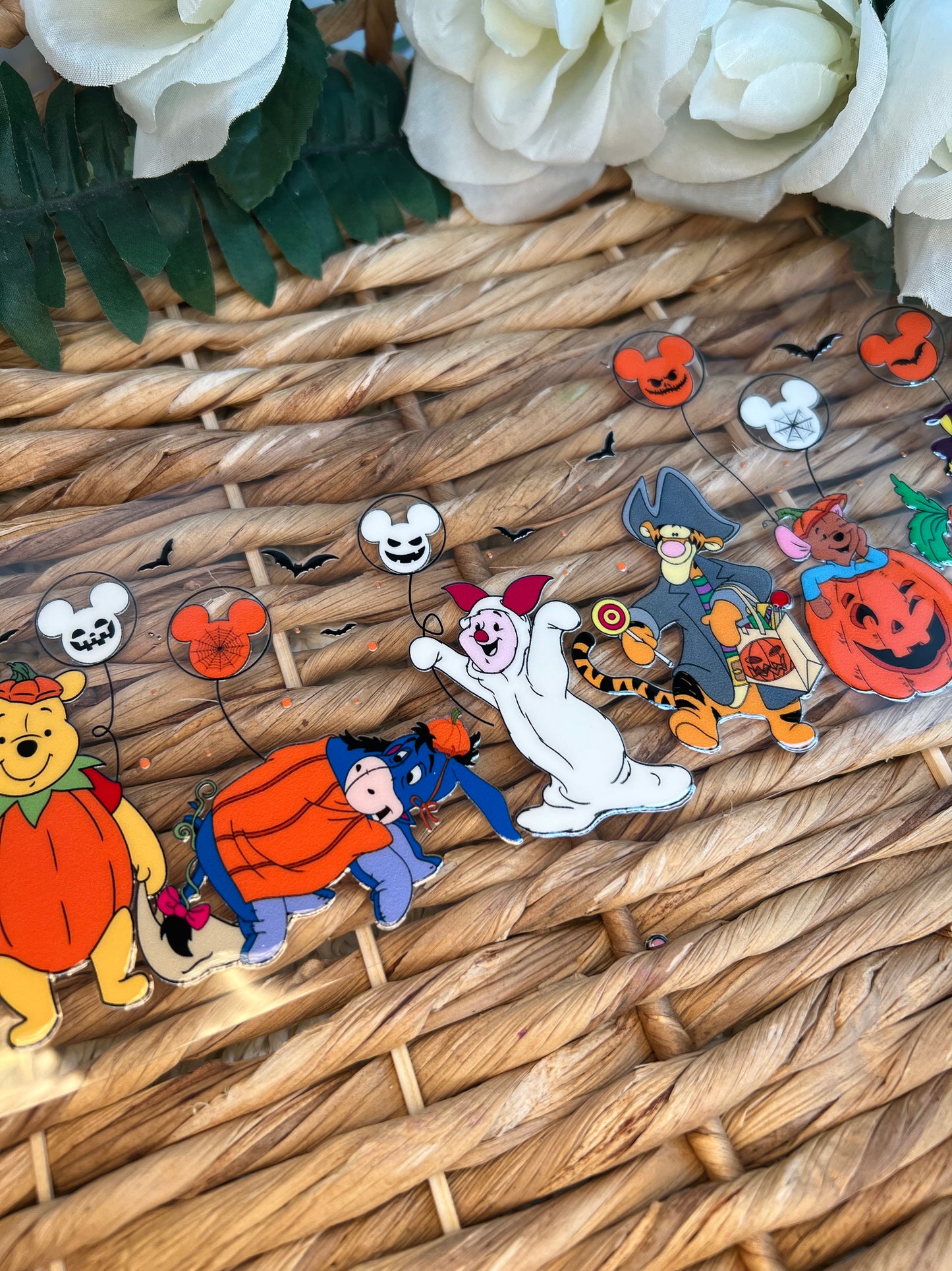 Pooh balloon friends Halloween Cup wrap