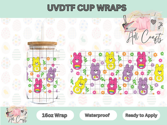 Bear Bunnies Easter UVDTF Cup Wrap