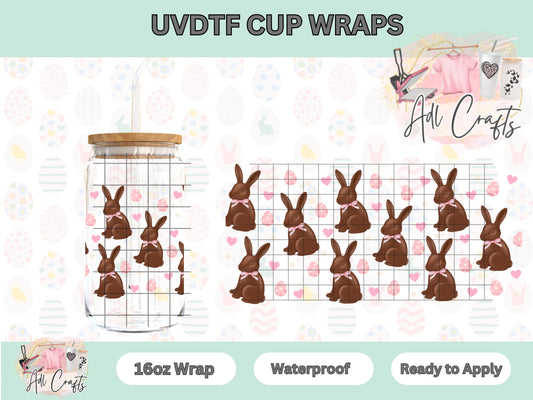 Chocolate Bunnies Easter UVDTF Cup Wrap