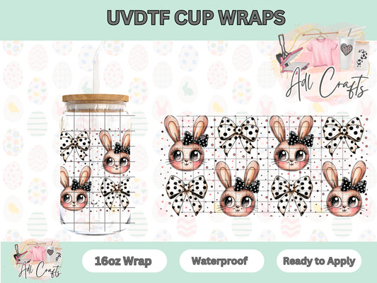 Coquette Bunny Easter UVDTF Cup Wrap