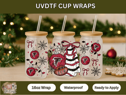 UVDTF WRAPS Christmas NFL Falcons