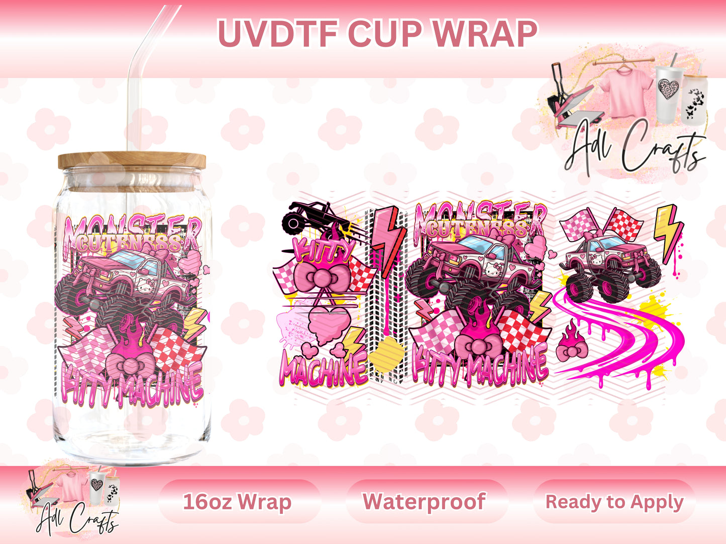 Truck Kitty UVDTF WRAPS