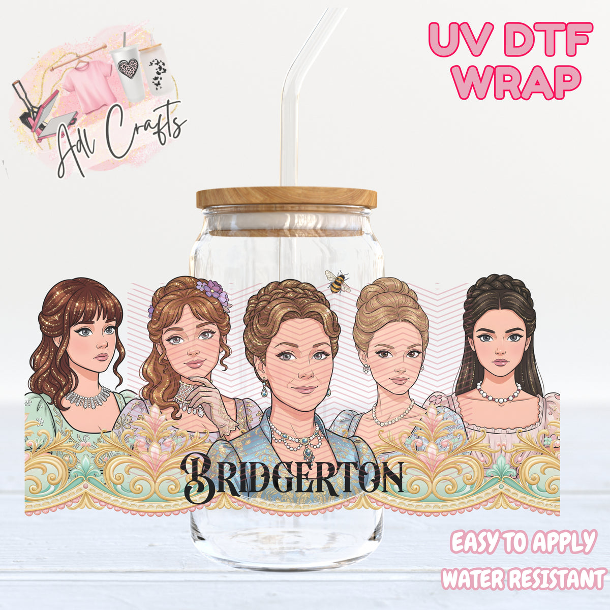 Bridgerton Serie UVDTF WRAPS