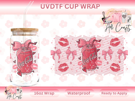 Coquette Soda Red Drink UVDTF WRAPS