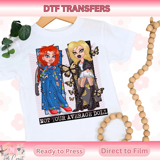 Couple Horror DTF Transfers