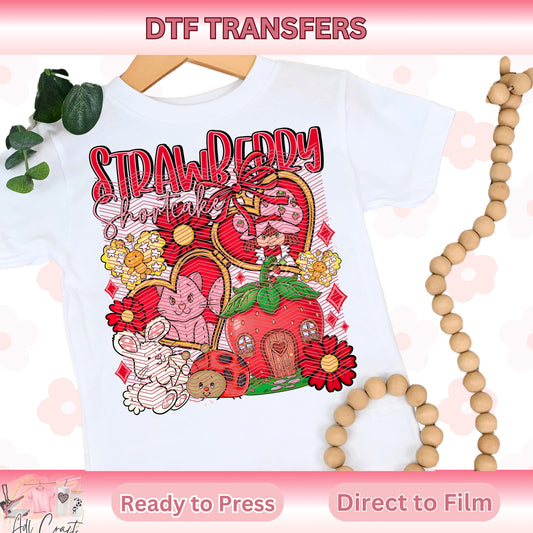 Strawberry Kids DTF Transfer