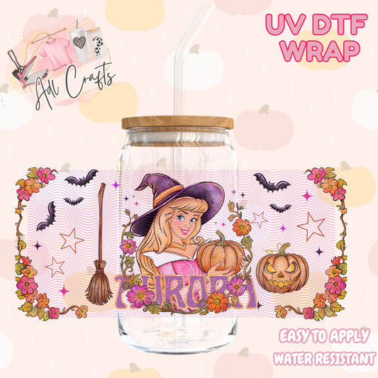 Sleeping beauty Halloween Cup wrap